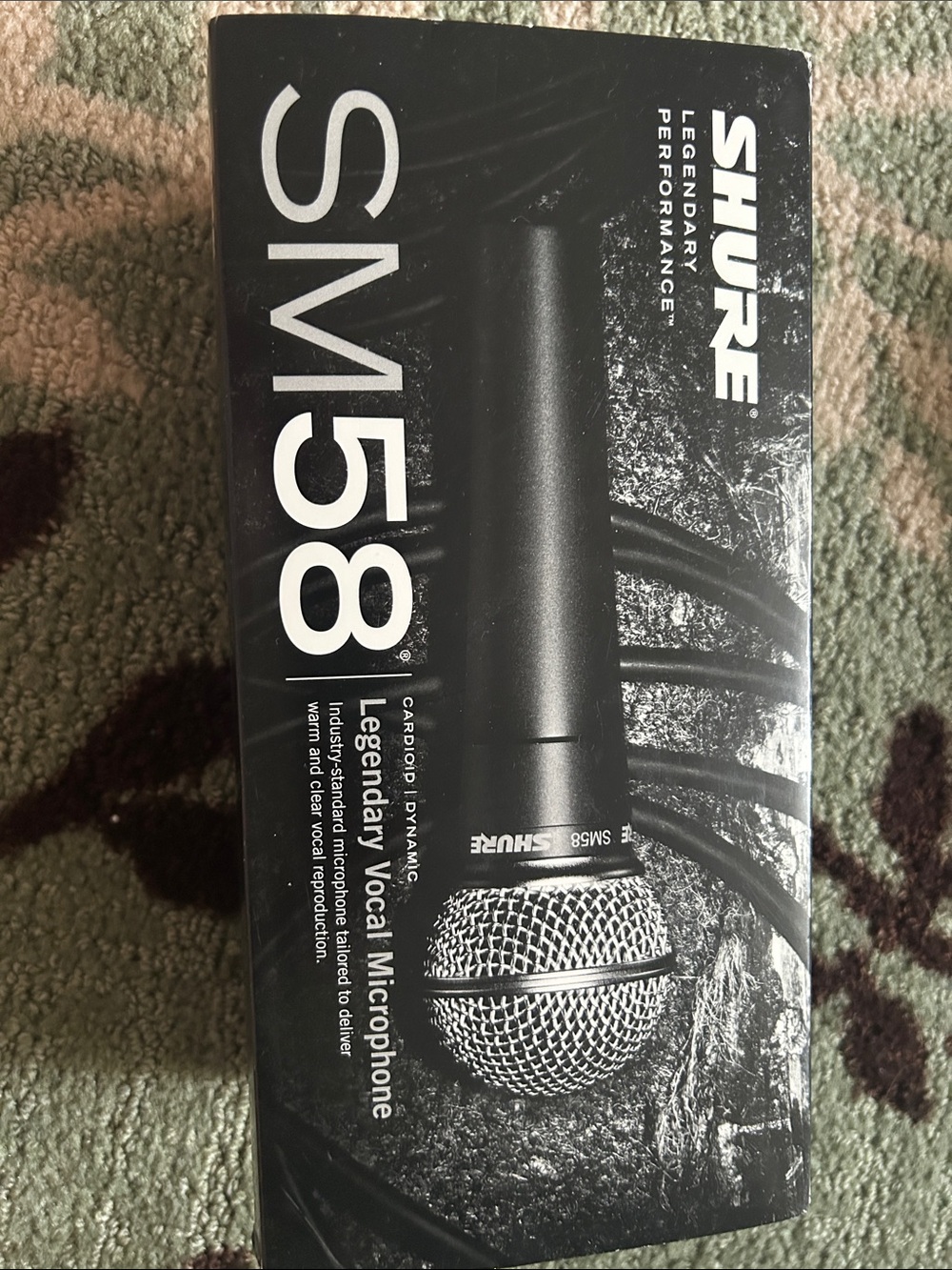Shure SM58 Dynamic Microphone - Black & Silver